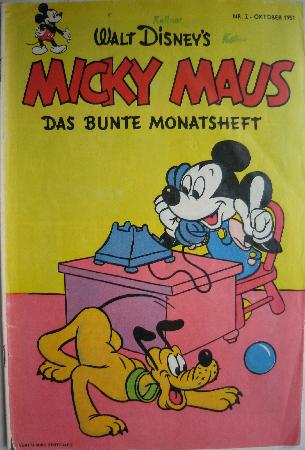 Comic: Nachdruck von Micky Maus Nr. 2/51 (Beilagen zu Micky Maus) - 1986 - mge-shop