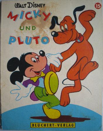 Broschüre: Micky und Pluto (Kleine Walt Disney Bilderbücher) - 1959 - mge-shop