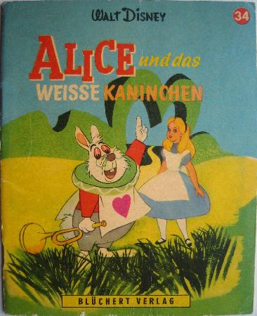 Broschüre: Alice und das weisse Kaninchen (Kleine Walt Disney Bilderbücher) - mge-shop