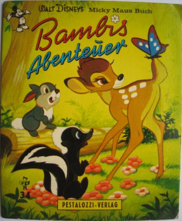 Broschüre: Bambis Abenteuer (Walt Disneys Micky Maus Buch) - 1964 - mge-shop