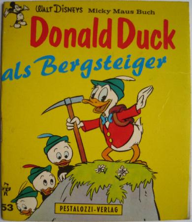 Broschüre: Donald Duck als Bergsteiger (Walt Disneys Micky Maus Buch) - 1973 - mge-shop