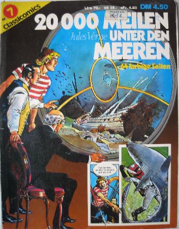 Comic: 20000 Meilen unter den Meeren (Classicomics) - 1977 - mge-shop