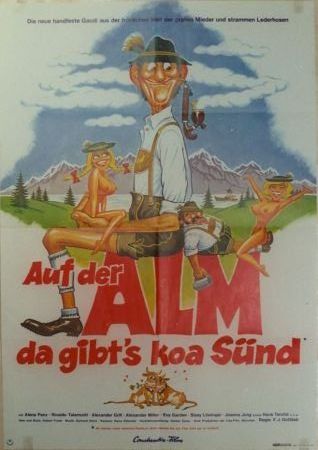 Kinoplakat: Auf der Alm da gibt's koa Sünd - 1974 - mge-shop