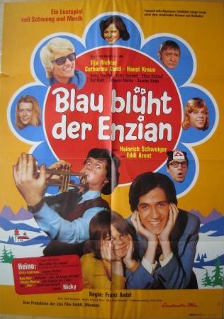 Kinoplakat: Blau blüht der Enzian - 1973 - mge-shop