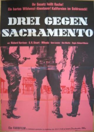 Kinoplakat: Drei gegen Sacramento - 1964 - mge-shop