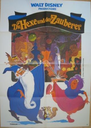 Kinoplakat: Merlin und Mim - Die Hexe und der Zauberer - 1978 - mge-shop