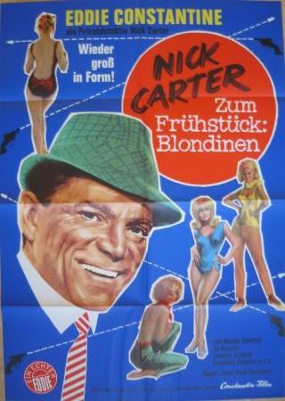 Kinoplakat: Nick Carter: Zum Frühstück Blondinen - 1965 - mge-shop