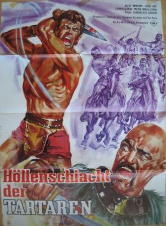 Kinoplakat: Höllenschlacht der Tartaren (auch: Die Horden des - 1962 - mge-shop