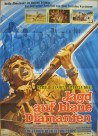 Kinoplakat: Jagd auf blaue Diamanten - 1965 - mge-shop