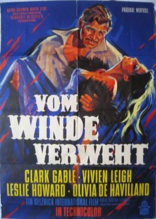 Kinoplakat: Vom Winde verweht - 1962 - mge-shop