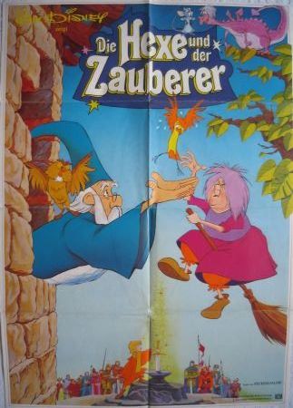 Kinoplakat: Merlin und Mim - Die Hexe und der Zauberer - 198? - mge-shop