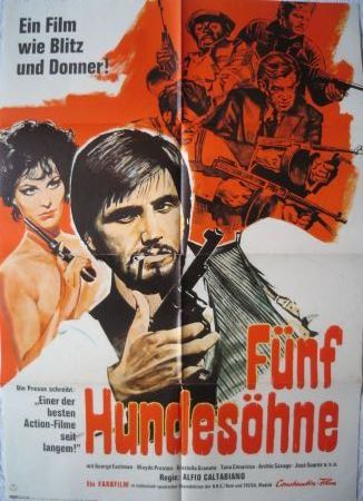 Kinoplakat: Fünf Hundesöhne - 1968 - mge-shop