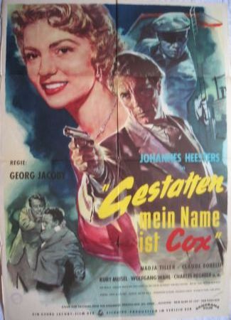 Kinoplakat: Gestatten, mein Name ist Cox - 1954 - mge-shop