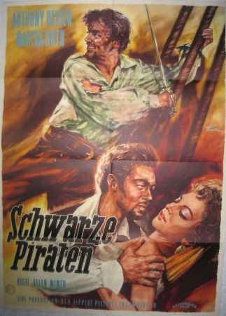 Kinoplakat: Schwarze Piraten - 1954 - mge-shop