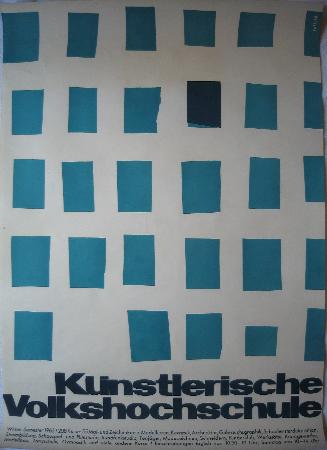 Werbeplakat: Künstlerische Volkshochschule - 1965 - mge-shop