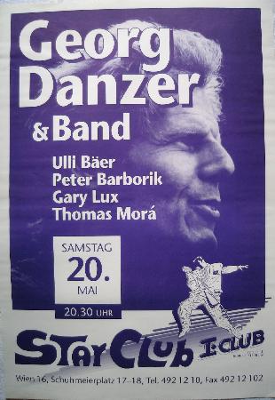 Veranstaltungsplakat: Georg Danzer & Band - 1995 - mge-shop