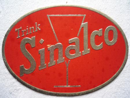 Werbetafel - Karton: Sinalco - 196? - mge-shop