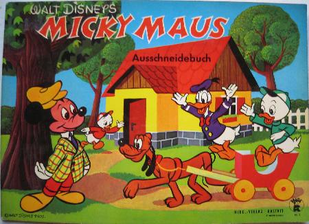 Diverses: Micky Maus Ausschneidebuch - 196? - mge-shop