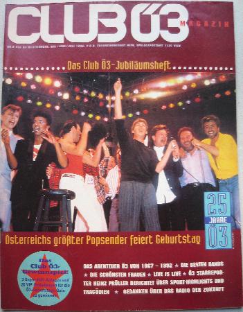 Zeitung / Zeitschrift: Club Ö3 Magazin (Diverse) - 1992 - mge-shop