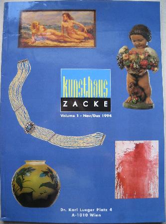 Katalog: Kunsthaus Zacke Versandkatalog 1994 (Kunsthaus Zacke Auktionskataloge) - 1994/11 - mge-shop