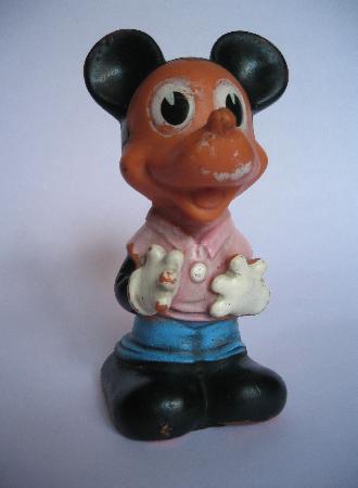 Quietschfigur: Micky Maus - 197? - mge-shop