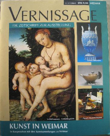 Zeitung / Zeitschrift: Kunst in Weimar (Vernissage - Die Zeitschrift zur Ausstellung) - 1998 - mge-shop