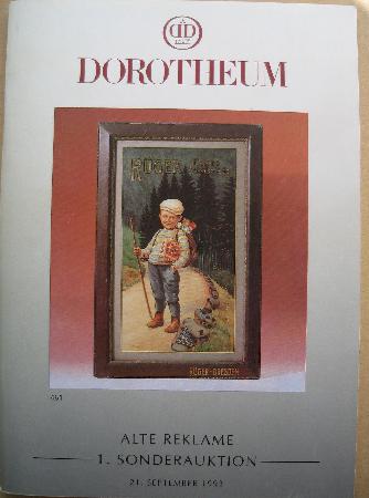 Katalog: Katalog Dorotheum Alte Reklame 1993 (Dorotheum Auktionskataloge) - 21.09.1993 - mge-shop