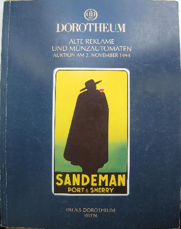 Katalog: Katalog Dorotheum Alte Reklame und Münzautomaten 1 (Dorotheum Auktionskataloge) - 02.11.1994 - mge-shop