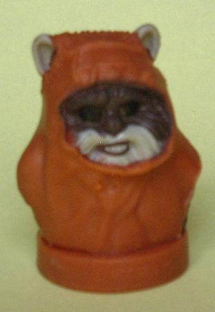 Weichplastik: Ewok 'Wicket' (Billa Star Wars Gummi-Stempel) - mge-shop