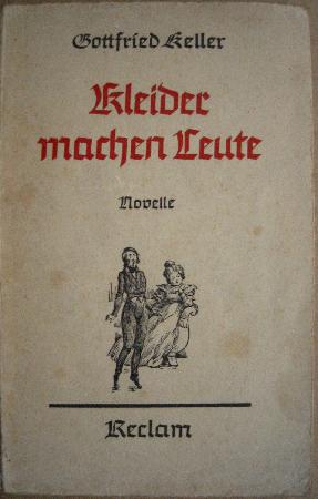 Keller Gottfried - Taschenbuch: Kleider machen Leute (Reclam) - 1941 - mge-shop