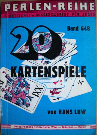 Taschenbuch: 20 Kartenspiele (Perlen-Reihe) - 1979 - mge-shop