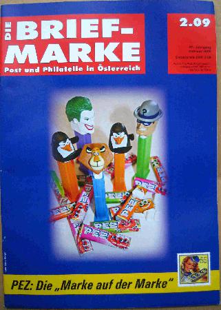 Zeitung / Zeitschrift: PEZ: Die Marke auf der Marke (Die Briefmarke) - 2009/02 - mge-shop