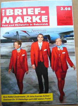 Zeitung / Zeitschrift: 50 Jahre Austrian Airlines (Die Briefmarke) - 2008/03 - mge-shop