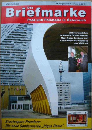 Zeitung / Zeitschrift: Die neue Sondermarke Pique Dame (Die Briefmarke) - 2007/10 - mge-shop