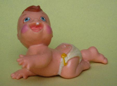 Weichplastik: Baby krabbelnd (Magic Diaper Babies) - 1991 - mge-shop