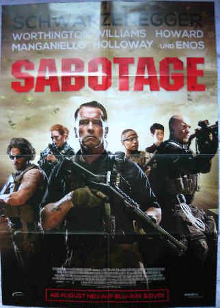 Kinoplakat: Sabotage - 2014 - mge-shop