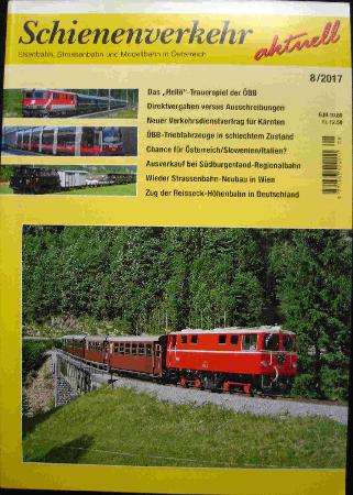 Zeitung / Zeitschrift: Ausgabe 2017/08 (Schienenverkehr aktuell) - 2017/08 - mge-shop