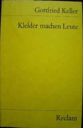 Keller Gottfried - Taschenbuch: Kleider machen Leute (Reclam) - 1980 - mge-shop