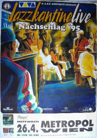 Veranstaltungsplakat: Jazzkantine live Nachschlag '95 - 1995 - mge-shop