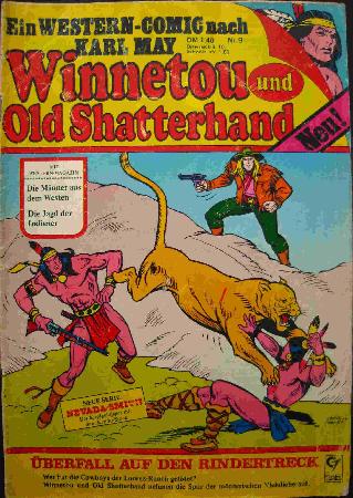 Comic: Überfall auf den Rindertreck (Winnetou und Old Shatterhand) - 1978 - mge-shop