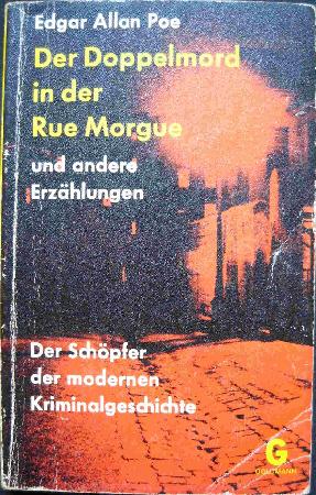 Poe Edgar Allan - Taschenbuch: Der Doppelmord in der Rue Morgue - 1973 - mge-shop