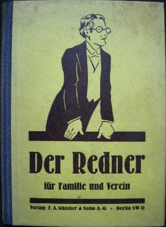 Wiese Johannes - Buch: Der Redner für Familie und Verein - 195? - mge-shop