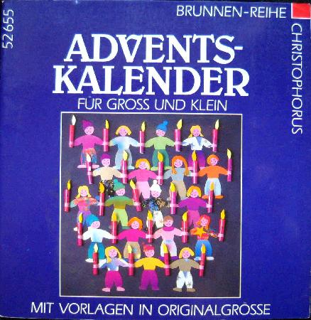 Heft: Advents-Kalender (Brunnen-Reihe) - 1991 - mge-shop