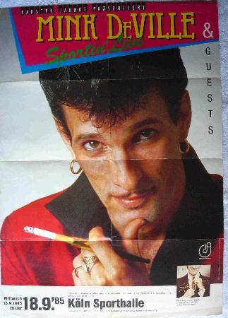 Veranstaltungsplakat: Mink DeVille & Guests - 1985 - mge-shop