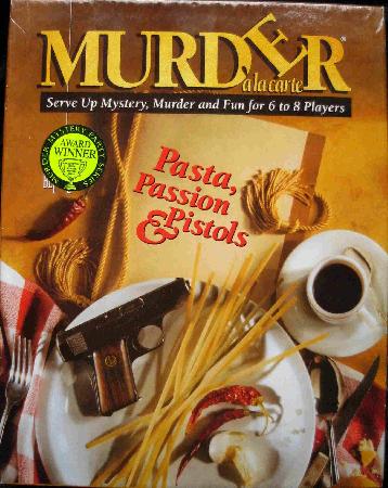 Spiele: Pasta, Passion & Pistols (Murder a la Carte - Mystery Dinner Party Game) - 1995 - mge-shop