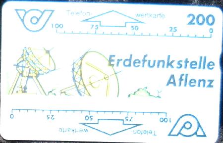 Telefonwertkarte: Erdefunkstelle Aflenz - 1992 - mge-shop