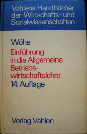 Buch: Allgemeine Betriebswirtschaftslehre - 1981 - mge-shop