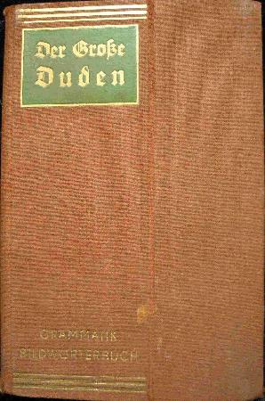 Buch: Der Große Duden - 1935 - mge-shop