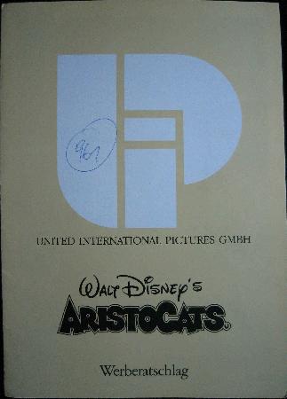 Broschüre: Aristocats - 1988 - mge-shop