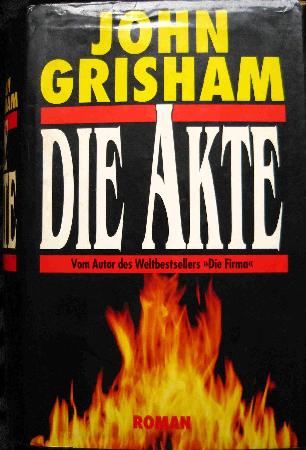 Grisham John - Buch: Die Akte - 1993 - mge-shop